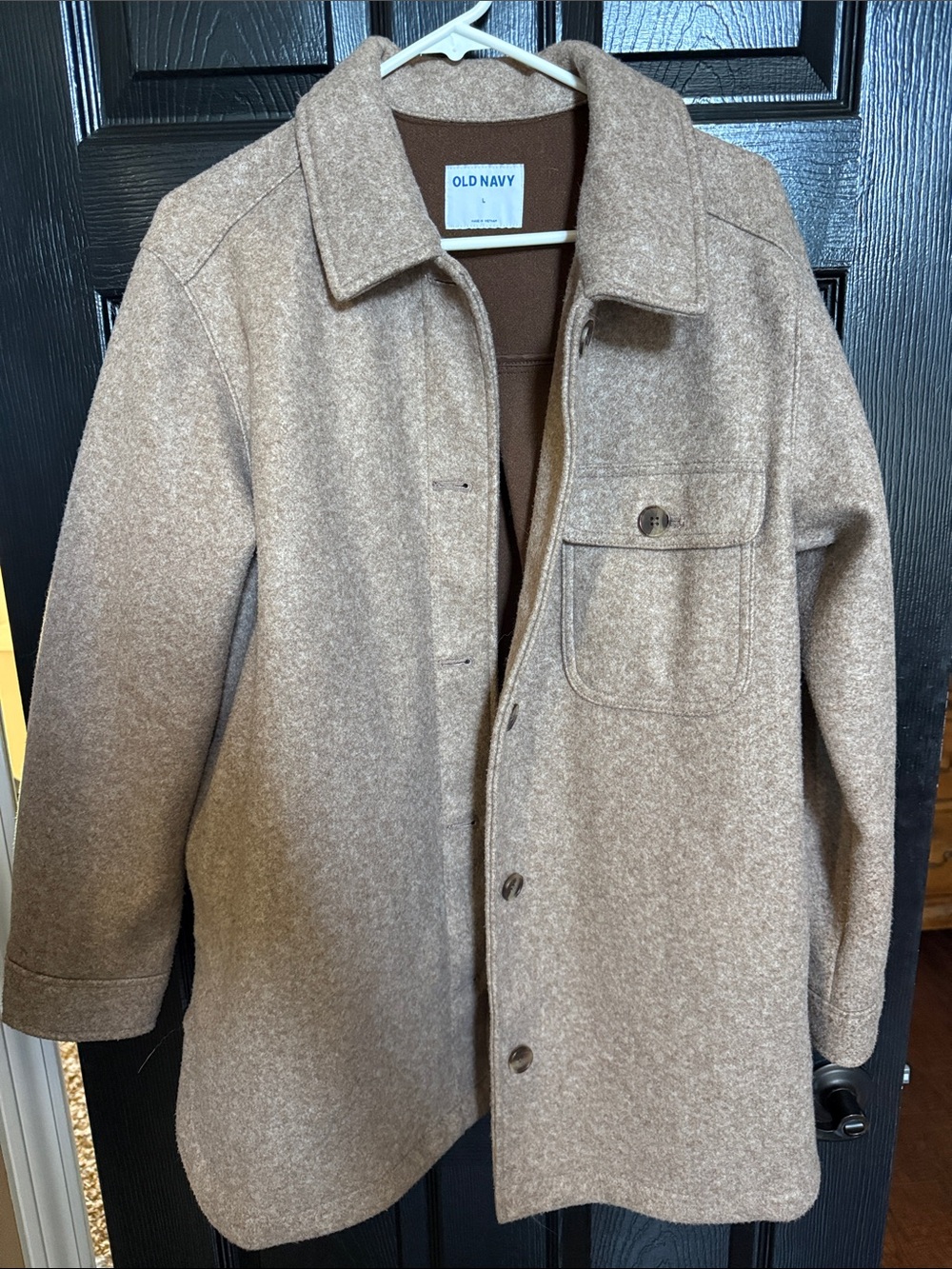 Old Navy women’s Tan Shacket Jacket